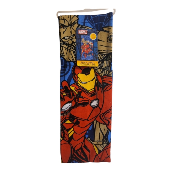 Marvel Spiderman Super Soft Absorbent Fade Resistant Beach Towel 27" x 54" - Picture 5 of 5